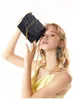 BAG Starry Sky Nappel Chain Gana di moda europea e americana Stile spalla Black Rhinestone Messenger Woman