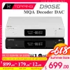 Radio Topping D90SE ES9038Pro MQA DAC Bluetooth 5.0 DSD512 PCM768KHZ Całkowicie zrównoważone HiFi Dekoder Dekoder Świetna Full Format karta dźwiękowa USB