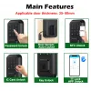 Control RAYKUBE D1 TT Lock Bluetooth Deadbolt Smart Lock remote controller Password/IC Card biometric lock Electronic Auto Lock For Home