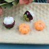 Charms 10pcs Végétation Végétable Fruit de fruits de mangousten de boucle d'oreille Résultats DIY 3D Téléphone Bracelets Pendeur pour les bijoux Makin