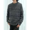 سترات الرجال 2024 MASSMARM MAN Blue-Gray-Gray Wool Wool Wool Pullover Sweater