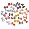 Accesorios para mascotas de 100 piezas Bows Bows Fashion Lindos Bows Bows Rubber Bands Decoración de cuello para 240418