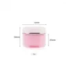 Storage Bottles 30g 50g 100g 150g Plastic Pink Cosmetic Cream Jar With Lids Powder Container Bottle Package F972