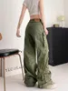 Damesjeans Vintage Streetwear Y2K Grunk Punk Baggy High Taille Multi Pocket Wide Leg Cargo Pants Aesthetic Trendy Mop Trousers