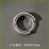 S925 Silver Earrings Earstuds Mens trendy single simple en gepersonaliseerde oor sieraden hiphop xiao