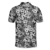 Polos męski zabawna Hawaje Wzorka Polo T Shirt for Men Fashion 3D Printing T-shirts