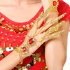 Link bransoletki sprzedaż tajskiej biżuterii dziewczyny Złote Belly Dance Finger Bracelet