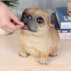 Puppy Piggy Bank Money Boxes Zodiac Dog Children Gift Vivid Teddy Cute Pet Rubber Saving Bank for Kids Toys Home Decor 240408