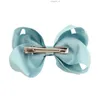 12pcs/Lot Beauty Colorful 4 Inch Grosgrain Ribbon Hair Bows Accessories With Clip Boutique Bow Hairpins Hair Ornaments