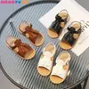 Girl Sandalen Kinderen Zachte zool Princess Roman Kid Shoe voor jongens baby's sandaal Casual Sneaker 240408