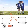 2in1 mini -futebol de futebol de futebol bola de bola dobrável pós líquido bombeia infantil kids games externos jogos de brinquedos infantis de treinamento para crianças 240407