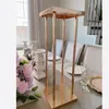 Party Decoration 60cm /110cm)10pcs)shinny Gold Pillar Flower Plinth Stand For Wedding Columns Walkway