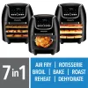 Fryers PowerXL Vortex Air Fryer Pro Plus 10 Quart Capacity, Black, 1700 Watts,