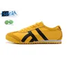 2024 TIGER MEXICO 66 MĘŻCZYZN KOBIETY BUTY Casual Buty Designer Runner Sneaker Canvas Czarno-Białe Blue Yellow Silver Man Treakers Sports Sneakers 36-44