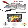 Accessories Robotic Fishing Sinking Minnow 130mm/35g 54g Auto Swimbait Electric Wobblers Bait Usb Rechargeable Led Light Lure for Pike Bass