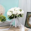 Fiori decorativi artificiale disposizione floreale falsa per artigianato personalizzato