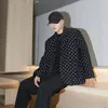 Mäns kostymer män blazer jacka personlig nisch unik stil gata kläder lös passande koreansk modedesigner