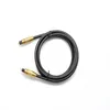 2024 OD6.0 mm Tête plaquée Audio Câble fibre optique Toslink Câble audio numérique Interface côté fibre optique Interface audio Transmission pour le câble optique numérique