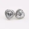 Stud Ohrringe Authentic 925 Sterling Silver Rose Sparkling Love Fashion für Frauen Geschenk DIY Juwely