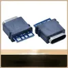 Impermeável USB C Jack Tipo C 4pin Soquete de dados da porta do conector feminino para PCB DIY Design de solda de transmissão de dados de carregamento