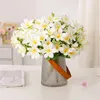Decorative Flowers Fake Silk Flower Elegant Artificial Lily Branch For Home Wedding Party Decor Faux Arrangement With 10 Heads Stem Indoor