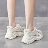 Dress Shoes COZOK Size 35-40 Women Casual Sneakers Flats Platform For Heels Lace-Up Spring Walking Pump Girls School Footwear