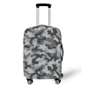 Accessoires Kwaliteit stretch doek trolley case Beschermende hoes trendy camouflage koffer bagagereksel voor 1832 inch reisaccessoires