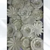 Decorative Flowers 26 Pcs Set Of Wedding Backdrop Handmade DIY Foam Giant Paper Full Wall Background Decorations Deco