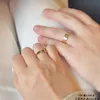 Designer Popular 18K Rose Gold Ring for Men and Women Carter Matching Love Classic High Version Couple Valentines Day Gift