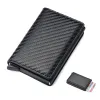 Holders 2023 New Credit Card Holder Men Wallet RFID Aluminium Box Bank PU Leather Wallets with Money Clip Designer Cardholder