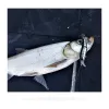 Tillbehör kungarike fiske lockar multi fogade 120 mm flytande yta hårda betar minnow bymbait öring wobblers mjuk ttail fiske lock