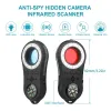 Rilevatore Rilevatore della fotocamera Rilevatore GPS Rilevatore RF Segnale RF Infrared Hotel antisurveillanza Antisneak Salente Night Vision Alarm Sensore di allarme