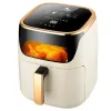 Fryers Shenhua Smart Air Fryers 10L LargeCapacity Home Multifunctional Smart Oilfree Oven Oven Airfryers 220V