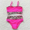 Zestawy odzieży Leopard Print Swimsuit Girl