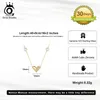 Pendants Orsa Jewels Elegant Heart 4A CZ PENDANT Collier 925 Bijoux d'anniversaire de perle naturel en argent sterling pour les femmes GPN66