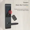 Kontroll SLIVER FÄRG JCBL620 SMART TIRLESS TTLOCK APP Bluetooth Door Lock Electronic Digital Combination NFC IC Card Lock för lägenhet