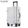 Bagages klqdzms hommes new fashion valise portable muet universal berceau de roue de caractéristique transport de bagages roulants de cabine pour plus jeunes