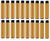 Opslagflessen 10 ml (1/3 oz) Amber Glass Essentiële oliën Monster met zwarte doppen voor parfums Lab Chemicals 500X Lot