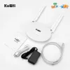 Routers Kuwfi 150Mbps WiFi Router 4G LTE Wireless Router Modem Mobile Hotspot med SIM Card Slot 4 Extern Antenna Support 32 Devices