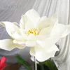 Decorative Flowers 50cm Large PE Lotus Hand-made Home Decor Wedding Accessories Fake Plant Props For Shooting Festive DIY Decoration