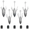 5pcs Sputnik Sinker Surf Pêche de pêche à longue queue Saltater de surf Piinkers Catfish Beach Spider Poids Bass Fishingtackle 240418