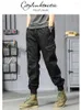 Pants pour hommes Citylink Tactic 2024 Spring and Automne Trendy Brand Black Multi Pocket Casual Workswear