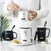 Mokken marmeren paar mug cadeauboxekkus koffie melkbekers voor valentijnsdag bruiloft souvenir verlovingsgeschenken set