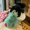 Simulation Black Spider Jumping Doll Crawling Pet Plush Cute Reptile Toy Super 240420