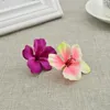 Decorative Flowers 50Pcs Silk Rose Head Orchid Artificial For Home Wedding Decoration Accessories Pompon Diy Gift Cherry Needlework