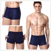 4st/Lot Men bambu underbyxor mesh andningsbara L-5xl boxee män underkläder korta underbyxor manlig sexig solid boxershorts 240410