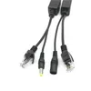 1pair Poe Cable Power Power Over Ethernet Adapter Cable PoE Splitter Injecteur MODULE D'alimentation 12-48V pour la caméra IP