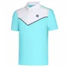 Zomer heren golfkleding korte mouw golf t-shirts zwarte of grijze kleuren golf buiten vrije tijd polos sportshirt