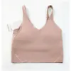 2023yoga tenue LU-20 U TYPE Back Alignez Tops Tops Gym Vêtements Femmes Casual Running Nude Sports Bra Fitness Beau Sous-vêtements