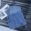 Brooch vest denim set, stylish and trendy